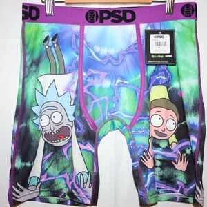 PSD Green and Purple Cartoon Boxer Briefs